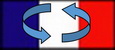 Bouton avec drapeau français pour un nouveau moment biblique